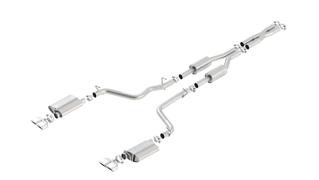 Borla 140708 09-14 Dodge Challenger R/T 5.7L RWD 2Dr. 2.5in. ATAK CB Exhaust - Dual Split Rear Exit