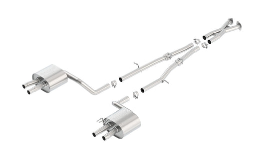 Borla 140736 2018 Kia Stinger 3.3L V6 Turbo 2.25in Pipe Dia Dual Split Rear Exit S-Type Cat-Back Exhaust