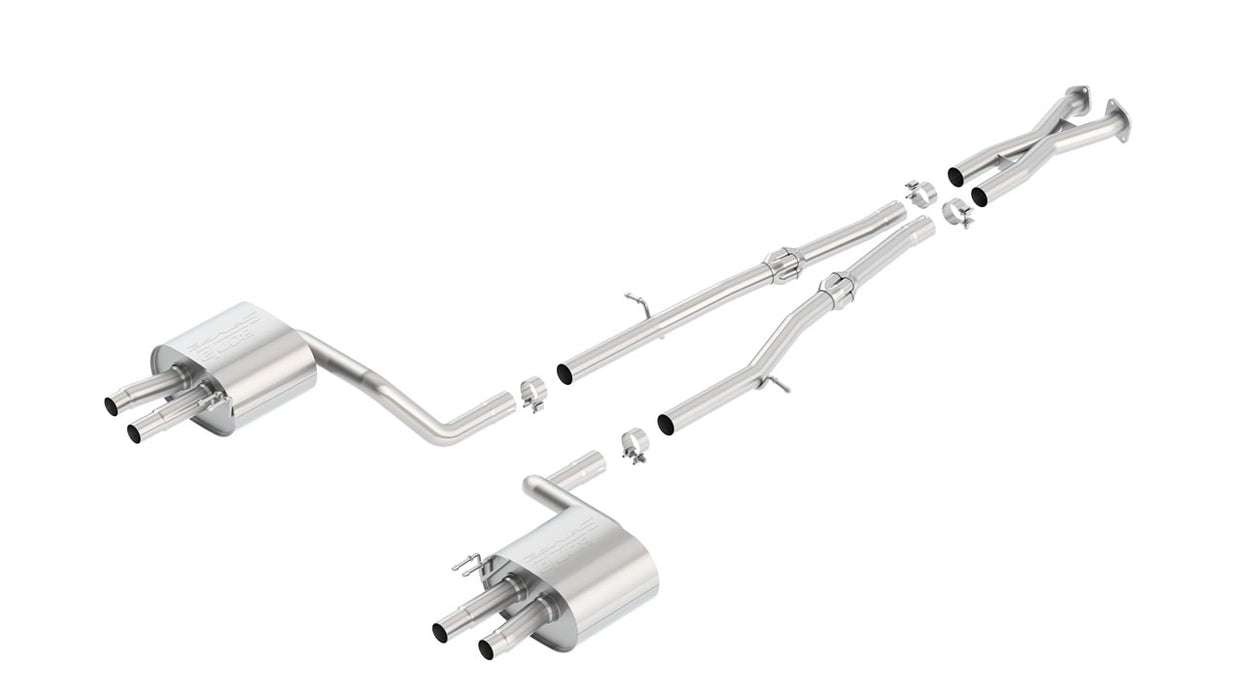 Borla 140736 2018 Kia Stinger 3.3L V6 Turbo 2.25in Pipe Dia Dual Split Rear Exit S-Type Cat-Back Exhaust