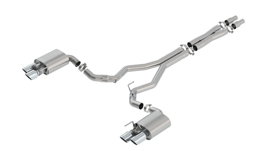 Borla 140743 2018 Ford Mustang GT 5.0L AT/MT 3in ATAK Catback Exhaust w/ Valves
