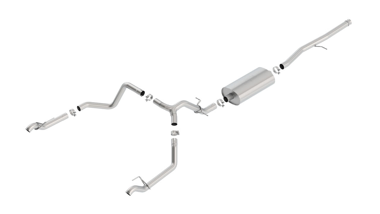 Borla 140767 2019 Chevy Silverado 1500 5.3L V8 CC SB 147.4in WB Touring Cat-Back (Use Fact Fascia Tips)