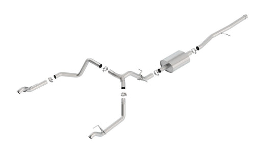 Borla 140769 2019 Chevy Silverado 1500 5.3L V8 CC SB 147.4in WB S-Type Cat-Back (Use Fact Fascia Tips)