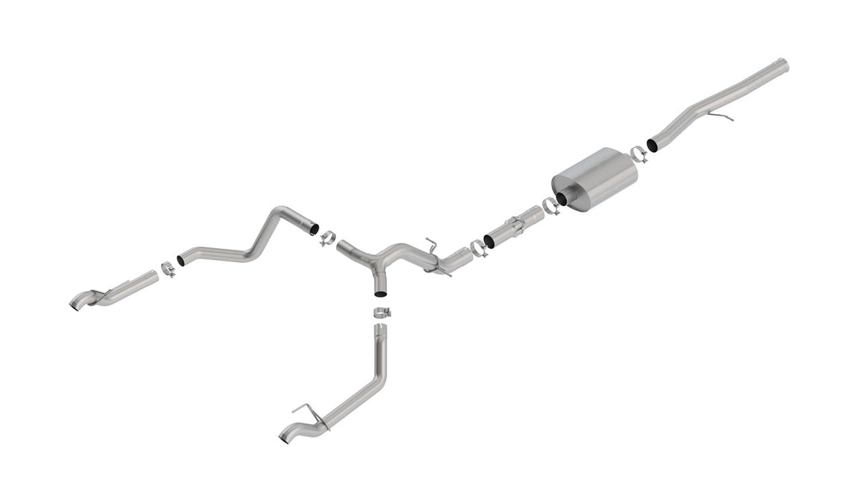 Borla 140775 19 Chevrolet Silverado/GMC Sierra 1500 6.2L SS ATAK Catback Exhaust w/ Factory Tips