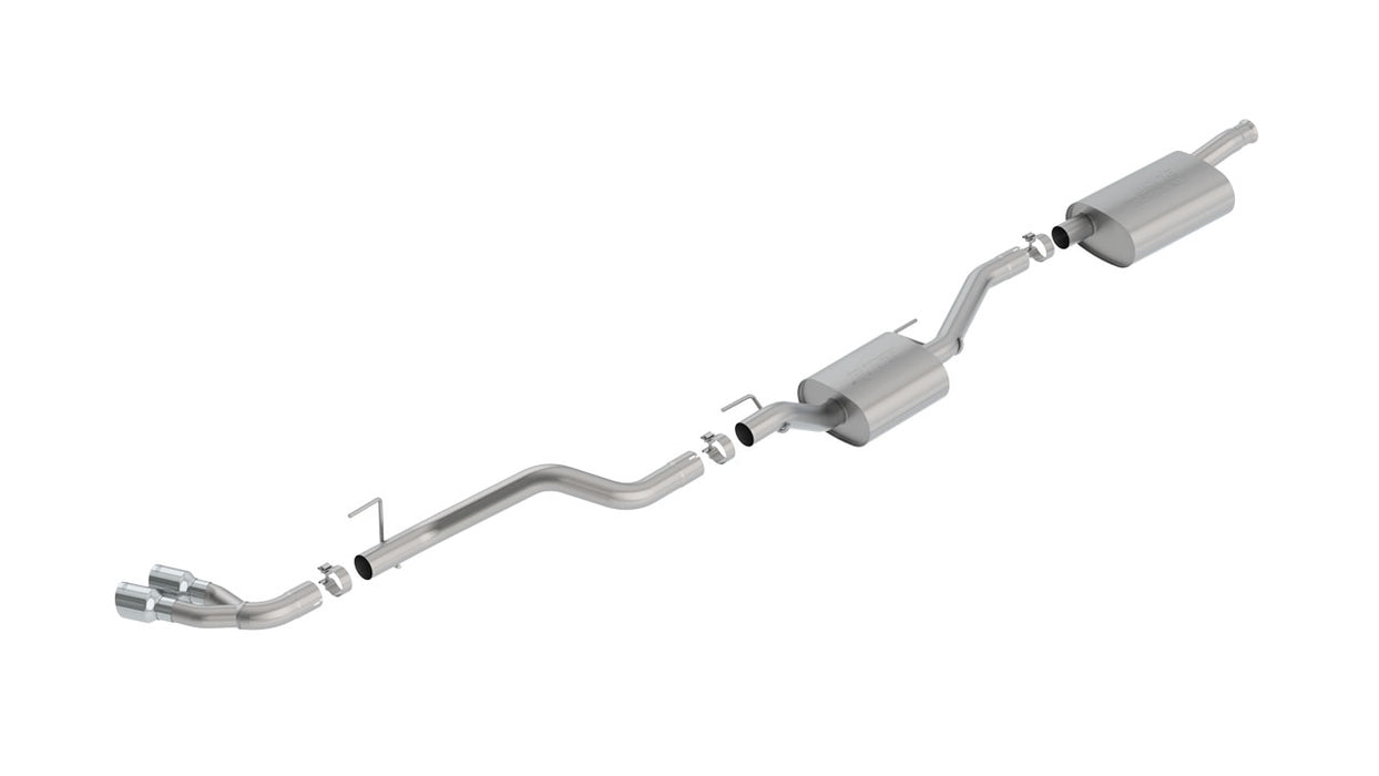 Borla 140811 2020 Jeep Gladiator JT 3.6L V6 AWD Touring Dual Side Catback w/ Chrome Tips