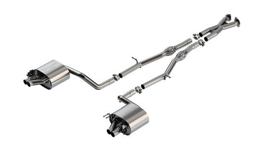 Borla 141011 Genesis G70 S-Type Cat Back Exhaust - No Tips