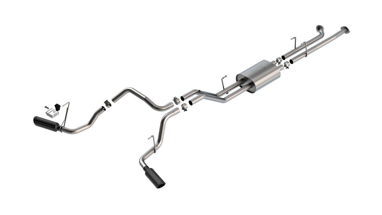 Borla 141022BC 07-08 Toyota Tundra 5.7L ATAK Cat-Back Exhaust - 4in Black Chrome