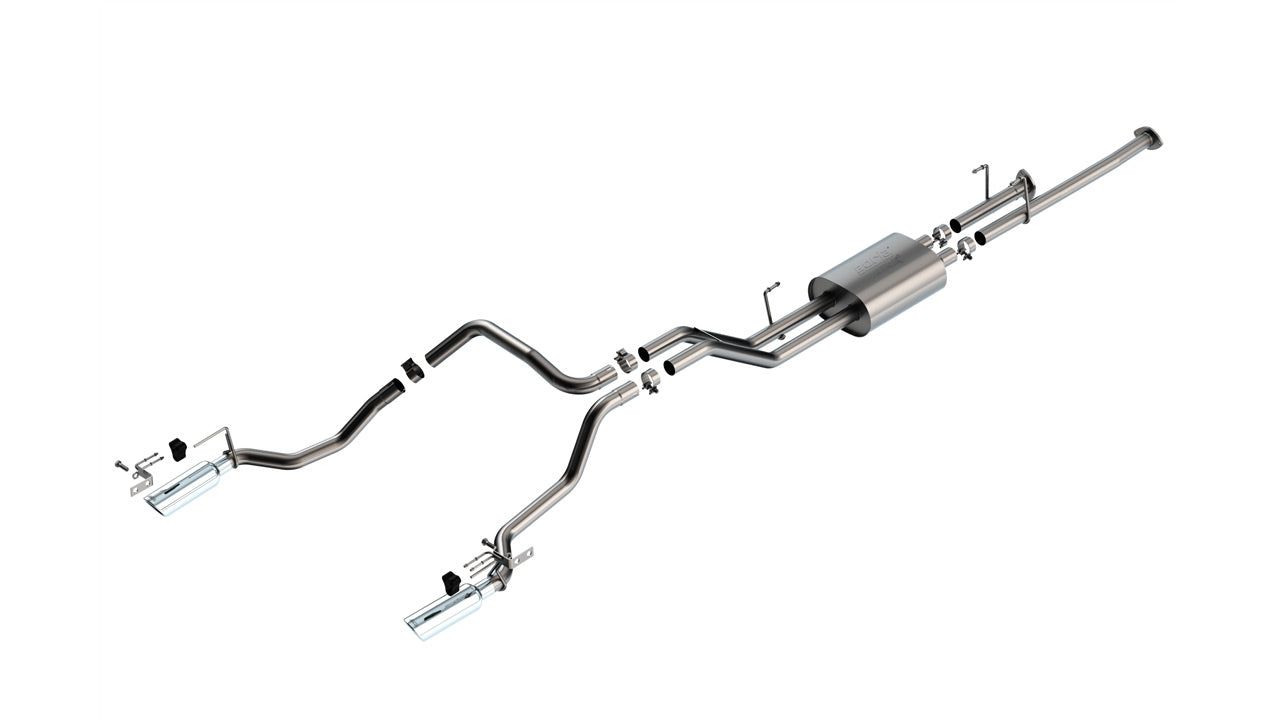 Borla 141026 09-13 Toyota Tundra 4.6L/5.7L ATAK Cat-Back Exhaust - 4in Stainless Tips