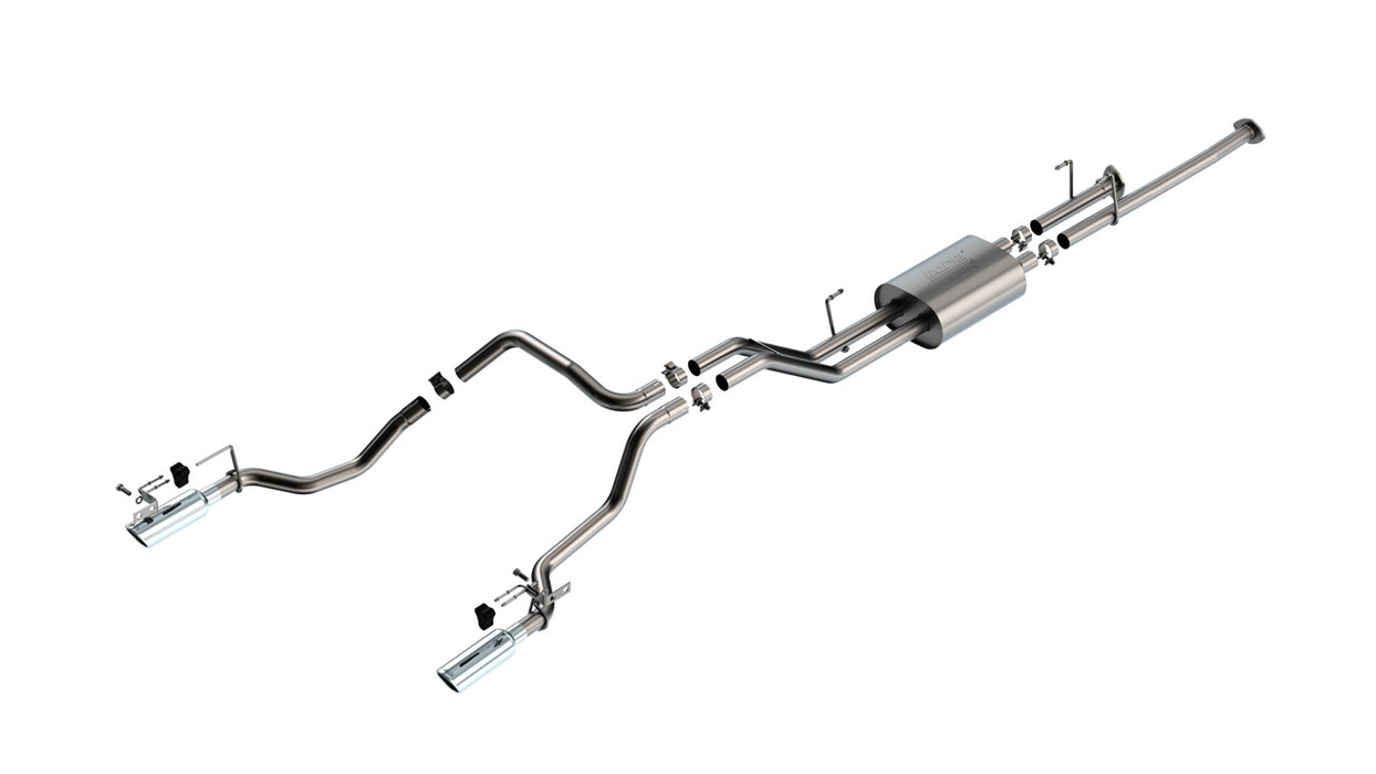 Borla 141028 14-21 Toyota Tundra 4.6L/5.7L ATAK Cat Back Exhaust - 4in Stainless Tips