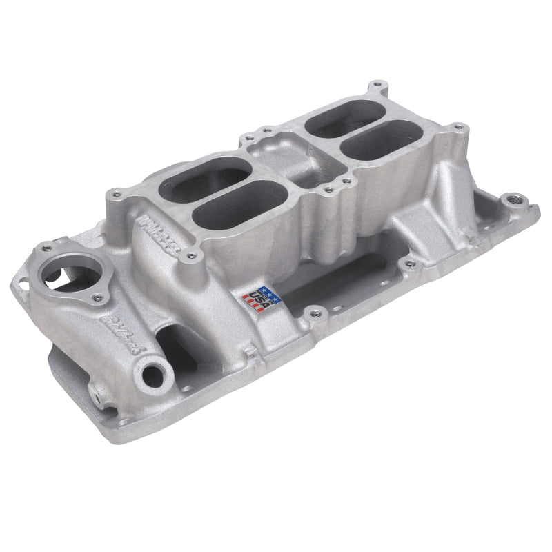 Edelbrock EDE7525 SBC Dual Quad Air Gap Intake Manifold