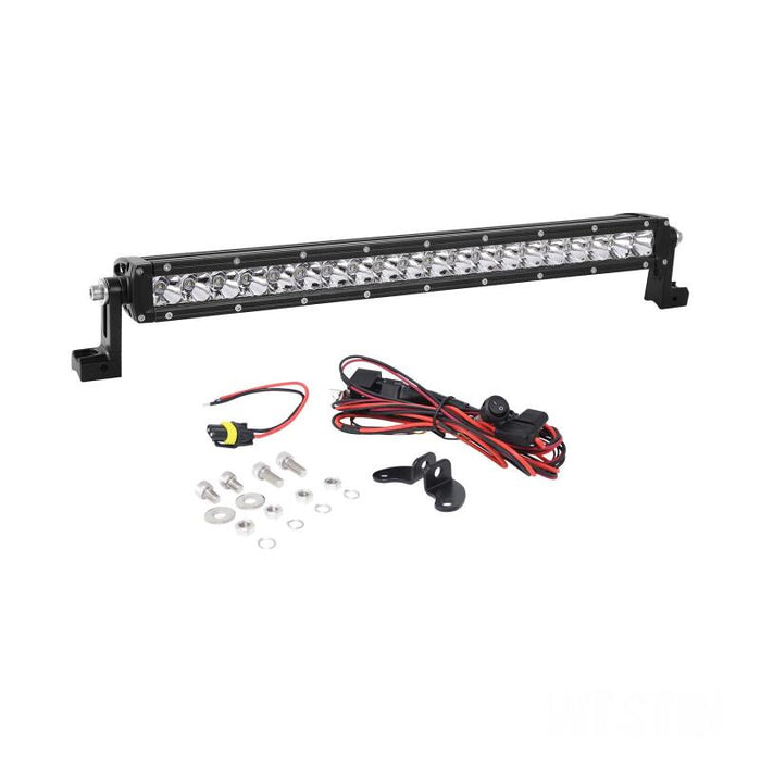 Westin 09-12270-20S Xtreme LED Light Bar Low Profile Single Row 20 inch Flex w/5W Cree - Black