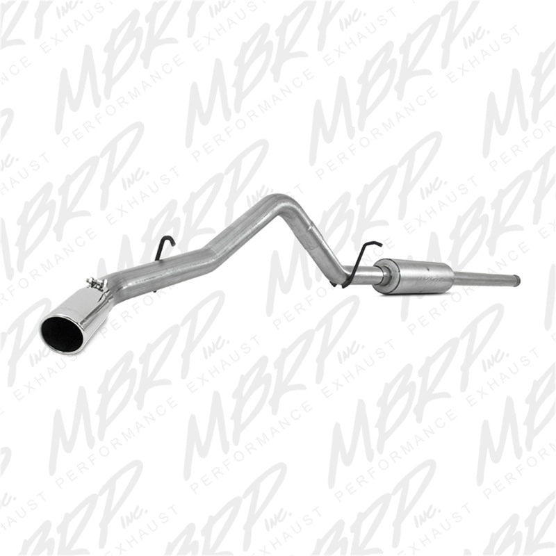 MBRP S5080AL 14 Chevy/GMC 1500 Silverado/Sierra 4.3L V6/5.3L V8 Single Side Exit AL 3in Cat Back Exhaust