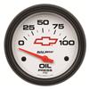 AutoMeter AM Chevy White Gauges 5827-00406