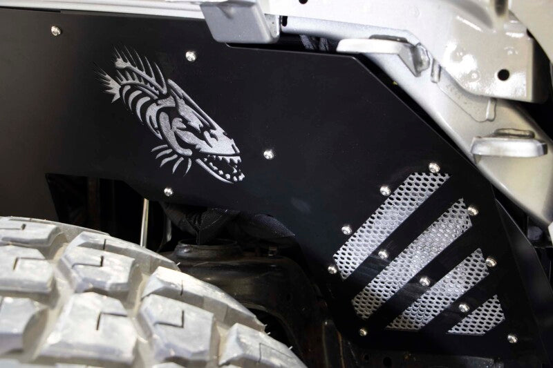 Fishbone Offroad FB33193F 2018+ Jeep Wrangler/Gladiator - Black Powdercoat Front Inner Fenders
