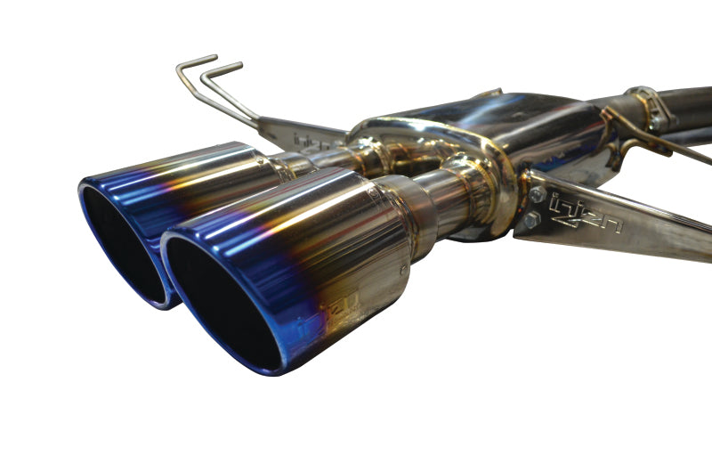 Injen SES1582TT 17-19 Honda Civic Type-R 3in SS Cat-Back Exhaust w/ Dual Burnt Titanium Tips