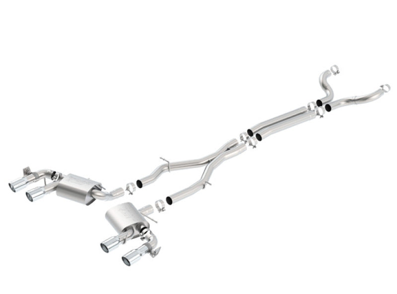 Borla 140726 2017+ Chevy Camaro ZL1 6.2L S-Type Catback Exhaust w/ Dual Split Rear Exit