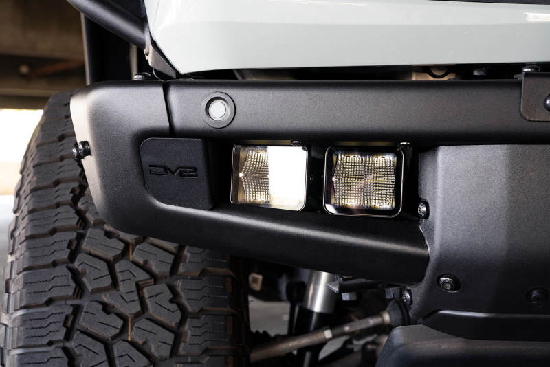 DV8 Offroad LBBR-05 21-22 Ford Bronco Factory Bumper Pocket Light Mount (Pair) 3in LED Pod Lights