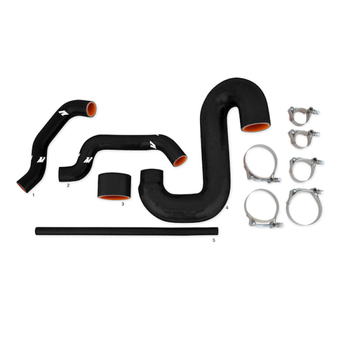 Mishimoto MMTMIC-WRX-01BKBK Subaru 02-07 WRX/04-07 STi Top-Mount Intercooler Kit - Powder Coated Black & Black Hoses