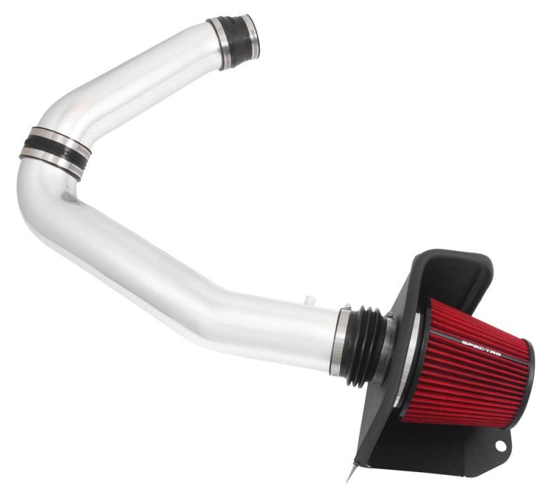 Spectre 9020 11-15 Jeep Grand Cherokee V6-3.6L F/I Air Intake Kit - Polished w/Red Filter