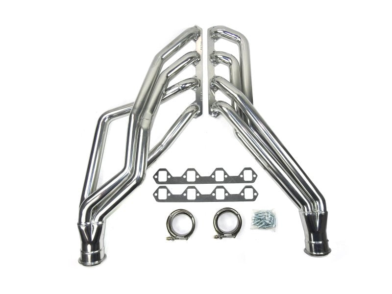 JBA 6616SJS 65-73 Ford Mustang 351W SBF 1-3/4in Primary Silver Ctd Long Tube Header