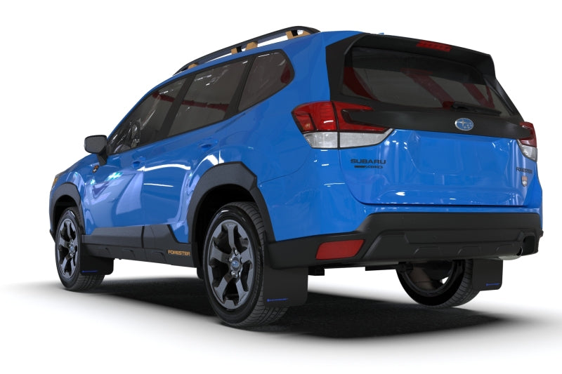 Rally Armor MF82-UR-BLK/GRY 22-24 Subaru Forester & Wilderness Black UR Mud Flap w/Grey Logo