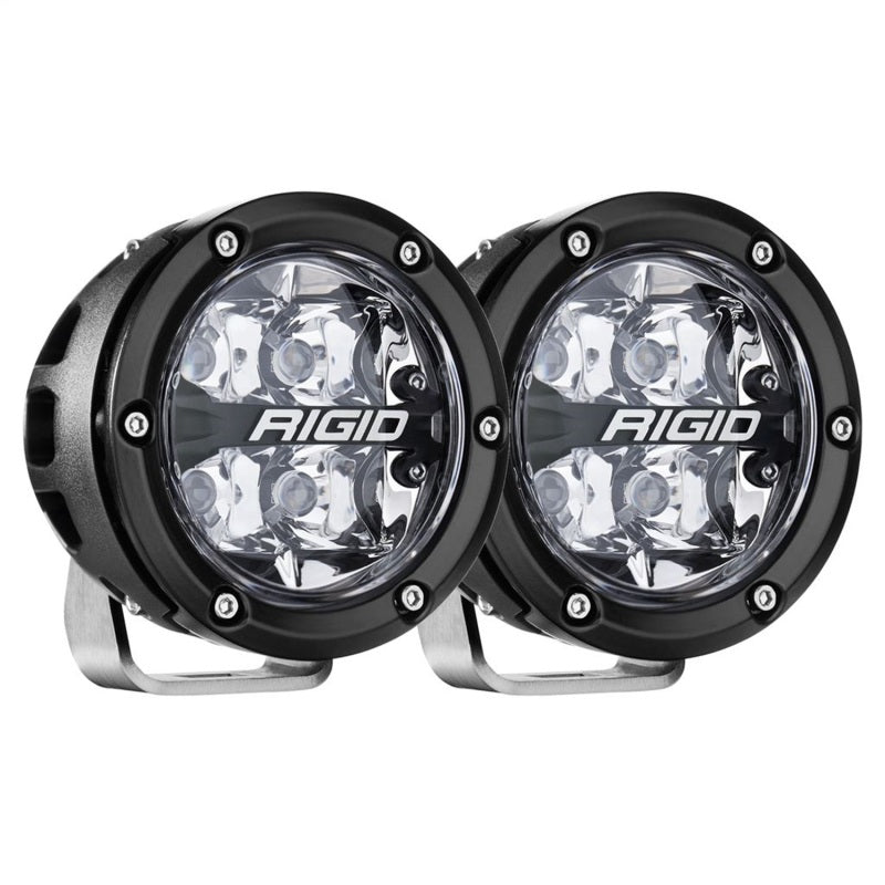 Rigid Industries 36402 360-Series 4in LED Off-Road Spot Beam - RGBW (Pair)