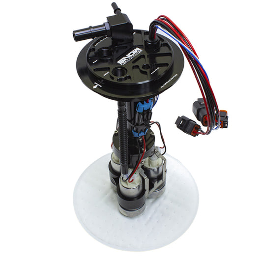Snow Performance SNF-52700R 05-18 GM Half Ton Truck Fuel Hat - Triple Pump - Race