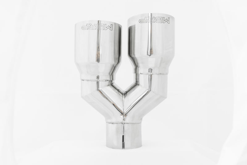 MBRP T5170 Universal T304 SS Dual Tip 3.5in OD/2.5in Inlet