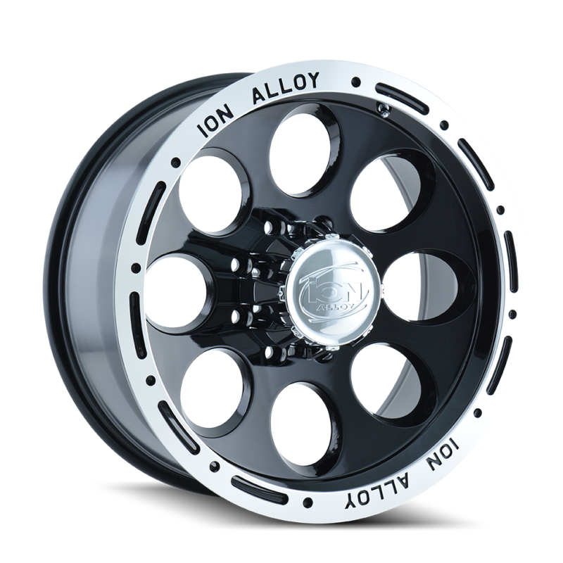ION Wheels 174-7973B ION Type 174 17x9 / 5x127 BP / 0mm Offset / 83.82mm Hub Black/Machined Wheel