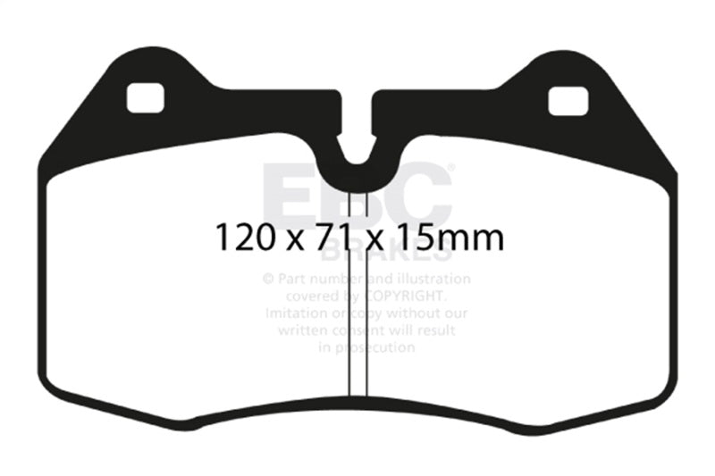 EBC DP41644R 03-04 Infiniti G35 3.5 (Manual) (Brembo) Yellowstuff Front Brake Pads