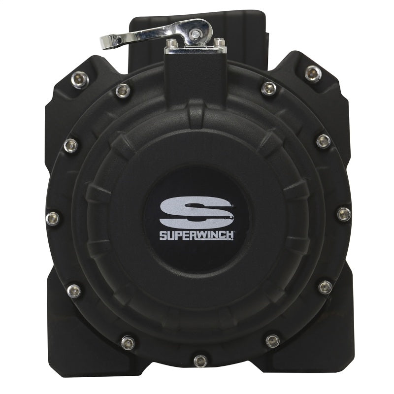 Superwinch 1518001 18000 LBS 12V DC 33/64in x 79 ft Synthetic Rope Tiger Shark 18000SR Winch