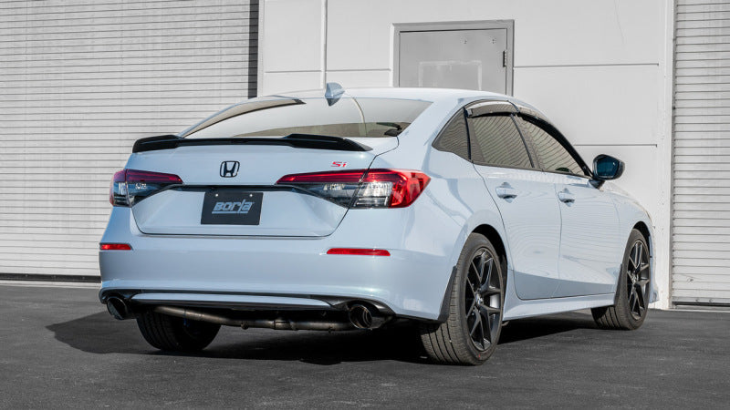 Borla 140922BC 2023 Integra/22-23 Civic Si 1.5L 4 CYL. MT FWD 4DR 2.50in S-Type Catback Exhaust Black Chrome
