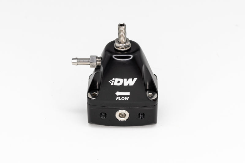 DeatschWerks 6-1001-FRB DWR1000iL In-Line Adjustable Fuel Pressure Regulator - Black