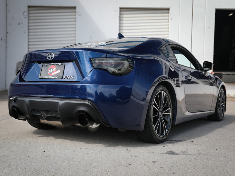 aFe 49-36023-B Takeda Exhaust Axle-Back 13-15 Scion FRS / Subaru BRZ 304SS Black Dual Tips Exhaust