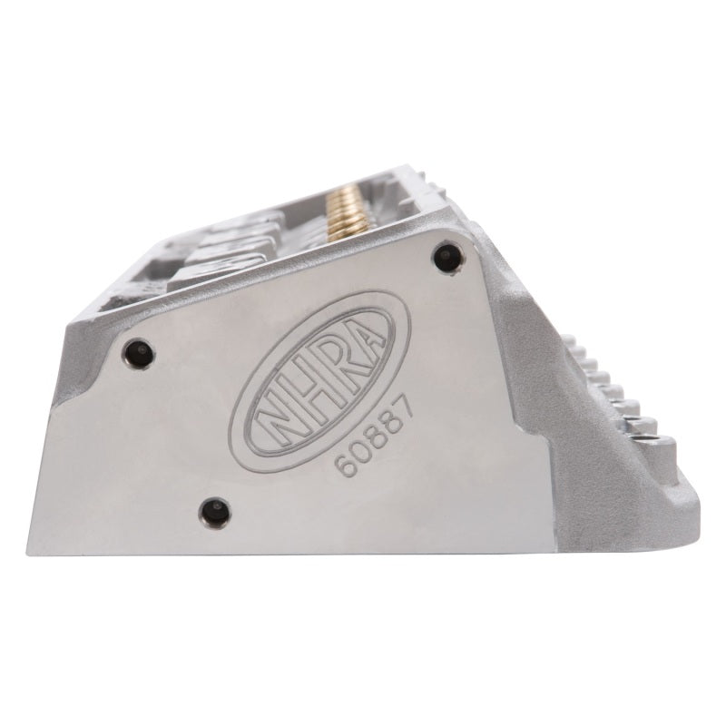 Edelbrock EDE60887 SBC NHRA Legal Cylinder Head 64cc S/P Bare