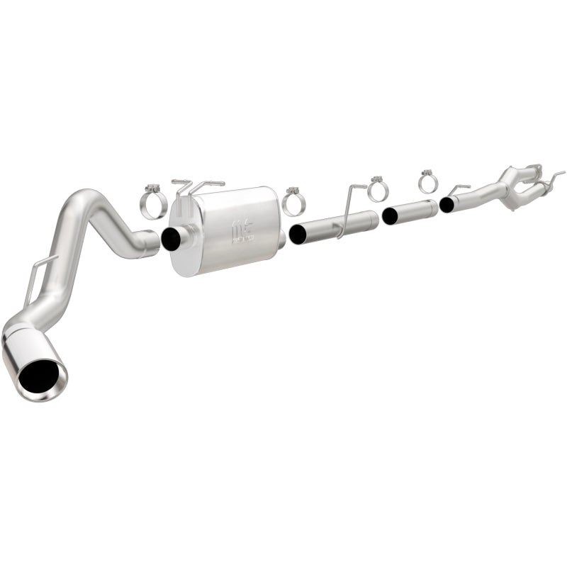 Magnaflow 19174 MagnaFlow Sys C/B 11-15 Ford Super Duty F250 6.2L EC CC, SS 3.5in Single Rear Pass Side Ext 5in Tip