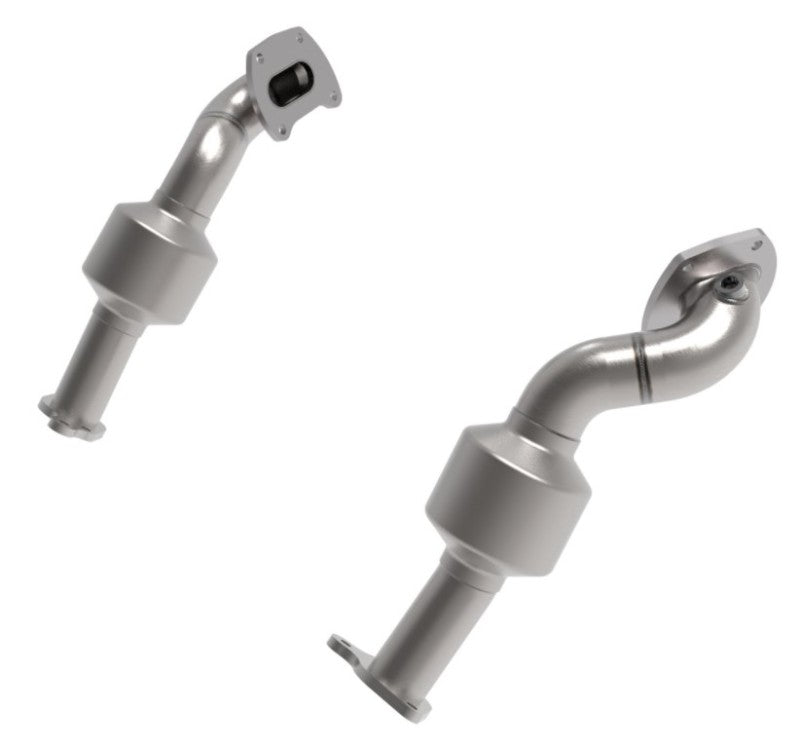 aFe 48-46012-HC Twisted Steel Down Pipe 409SS w/ Cat 16-17 Toyota Tacoma V6-3.5L