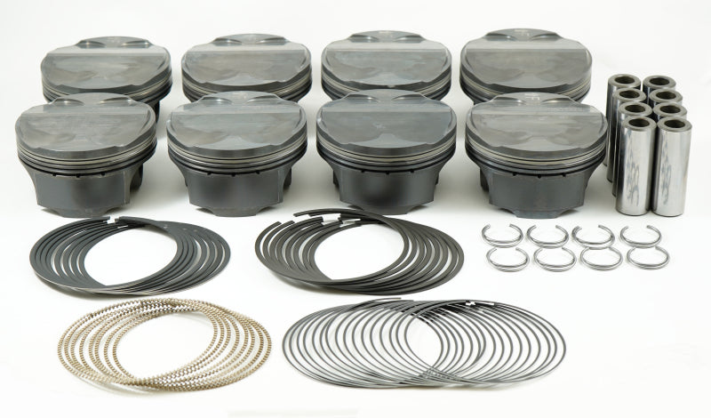 Mahle 930258130 MS Piston Set SBF 302ci 3.630in Bore 3.65in Stroke 5.933in Rod .866 Pin 10cc 12:5 CR Set of 8