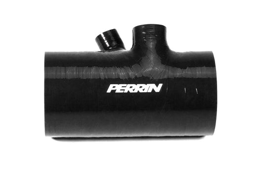 Perrin Performance PSP-INT-426BK PERRIN 22-24 Subaru WRX / 20-25 LGT & OBXT Turbo Inlet Hose w/Turbo Adapter Flange (Short) - Black