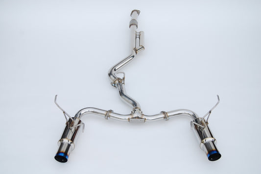 Invidia HS22WRXGTT 2022+ Subaru WRX N1 Twin Outlet Single Layer Tip Cat-Back Exhaust