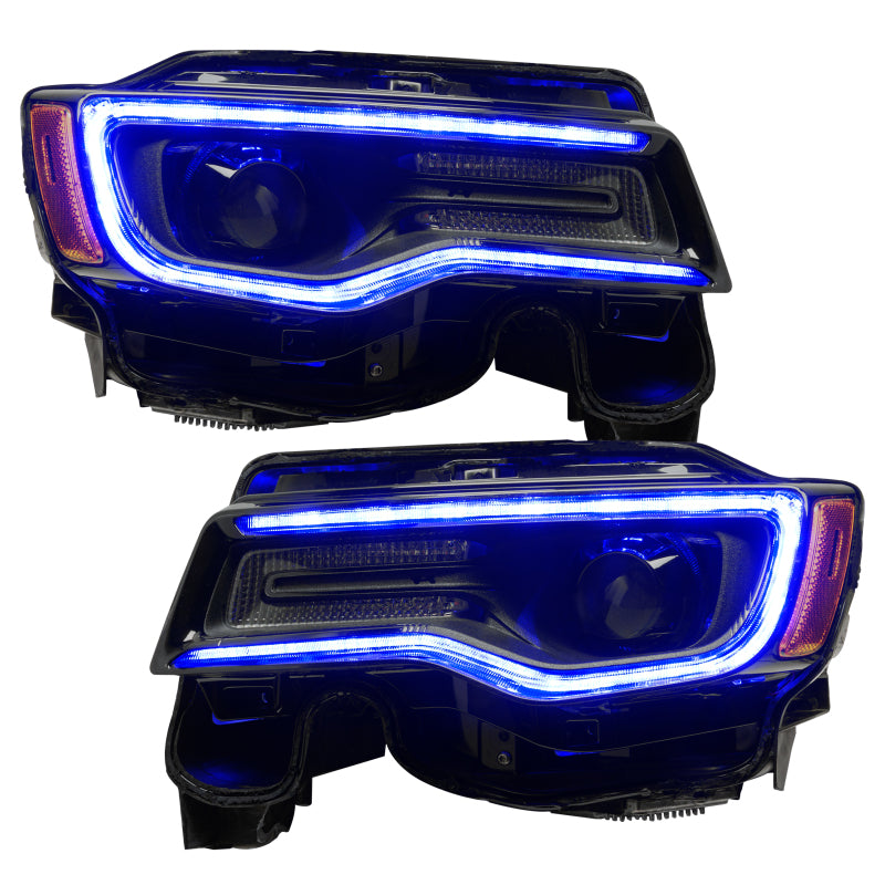 ORACLE Lighting 1284-332 Oracle 1421 Jeep Grand Cherokee Dynamic Headlight DRL Upgrade Kit ColorSHIFT Dynamic