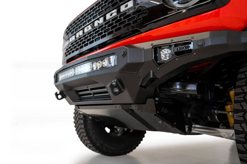 Addictive Desert Designs AC23007NA03 2021+ Ford Bronco Stealth Fighter Front Bumper Skid Plate Kit