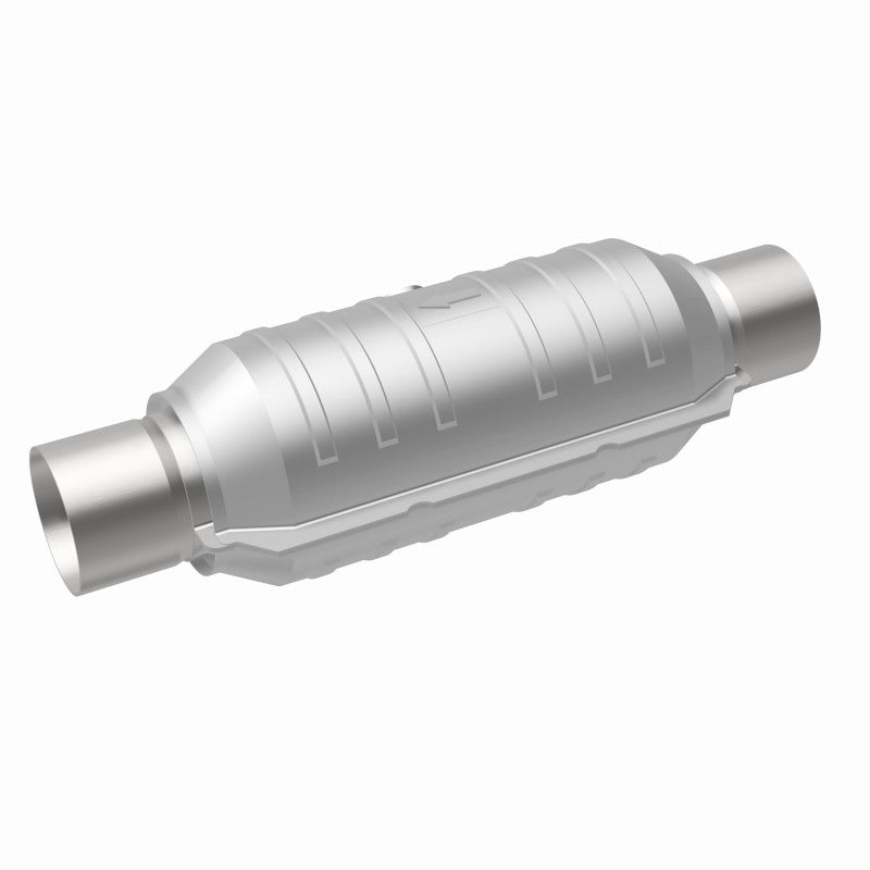 Magnaflow 51356 MagnaFlow Conv Univ 2.5in Inlet/Outlet Center/Center Round 11in Body L x 5.125in W x 15in Overall L