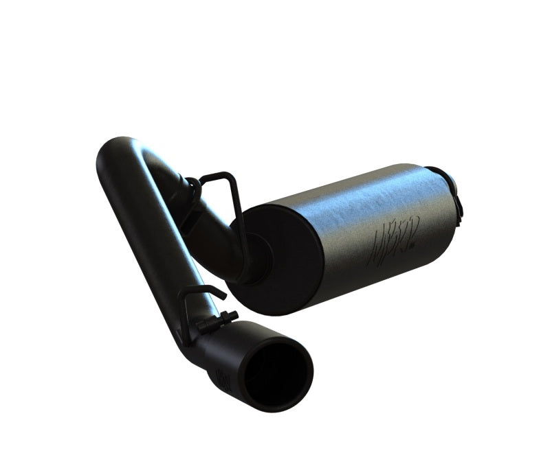 MBRP S5512BLK 97-99 Jeep Wrangler (TJ) Inline-4 2.5L, Inline-6 4.0L 2 1/2in Cat Back Single Side Black Coated