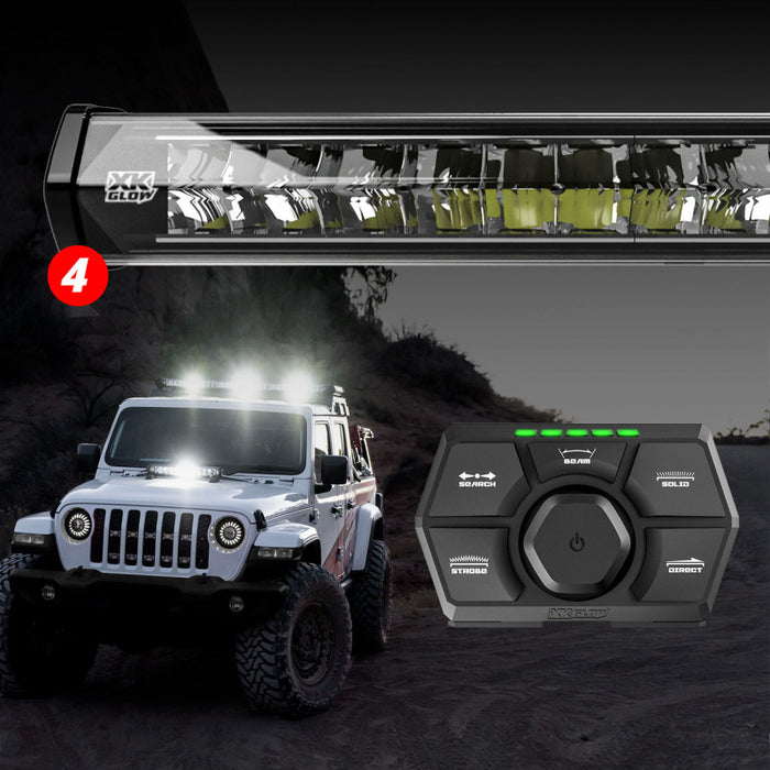XKGLOW XK-SAR360-3322 XK Glow SAR360 Light Bar Kit Emergency Search and Rescue Light System (2)52In (2)36In