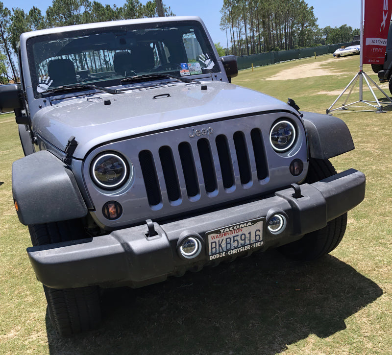 ORACLE Lighting 5769-334 Oracle 7in High Powered LED Headlights - Black Bezel - ColorSHIFT No Controller SEE WARRANTY