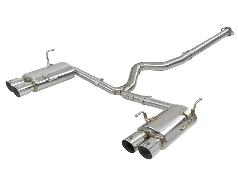 aFe 49-36801-P Takeda 3in SS Exhaust Cat-Back 15-16 Subaru WRX/STI 2.0L/2.5L Polished Tips
