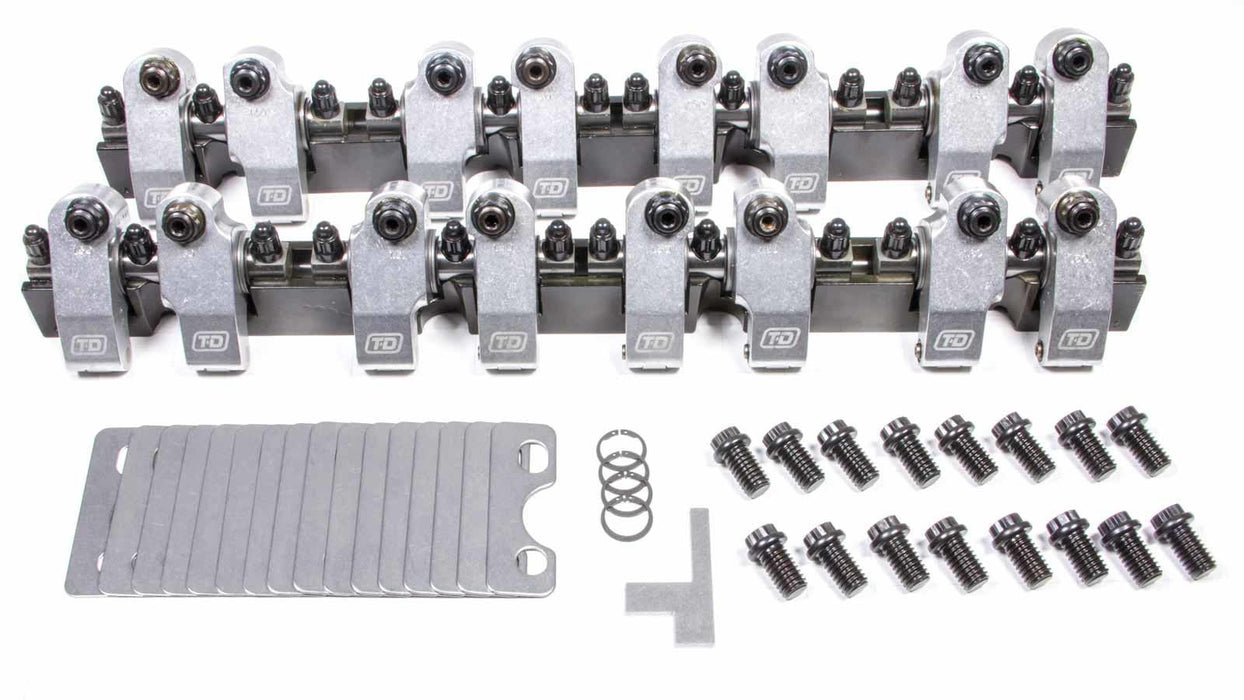 T And D Machine TDM2144-160/150 SBC Shaft Rocker Arm Kit - 1.6/1.5 Ratio