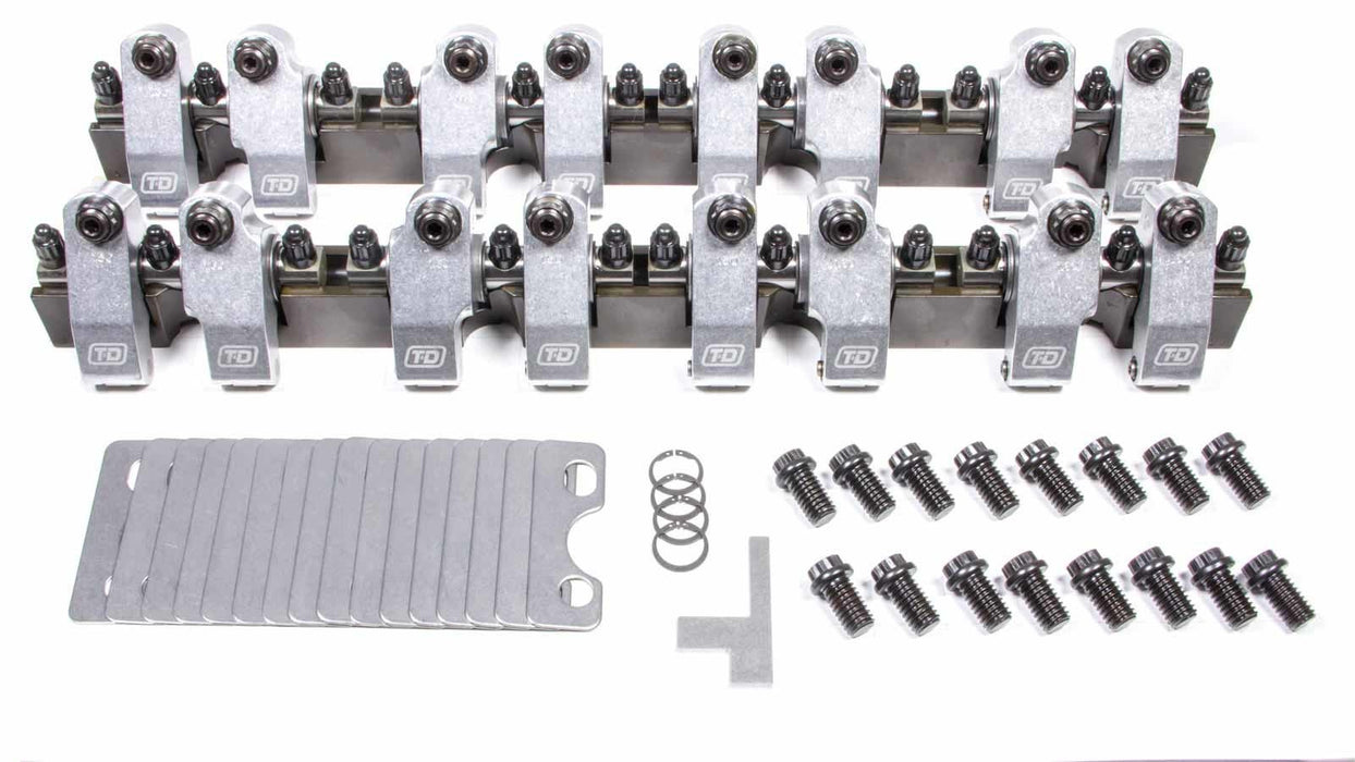 T And D Machine TDM2251-160/150 SBC Shaft Rocker Arm Kit - 1.6/1.5 Ratio