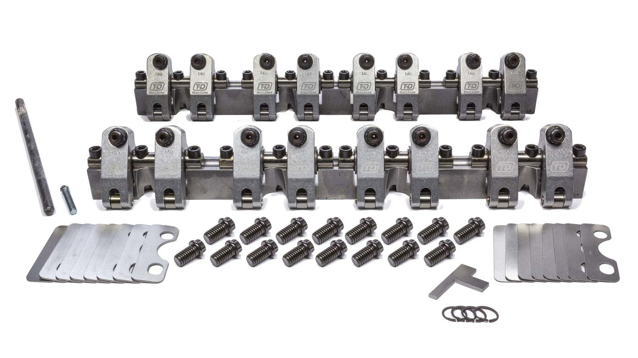 T And D Machine TDM10000-160/150 SBC Sport Comp Shaft R/A Kit 1.60/1.50 Ratio