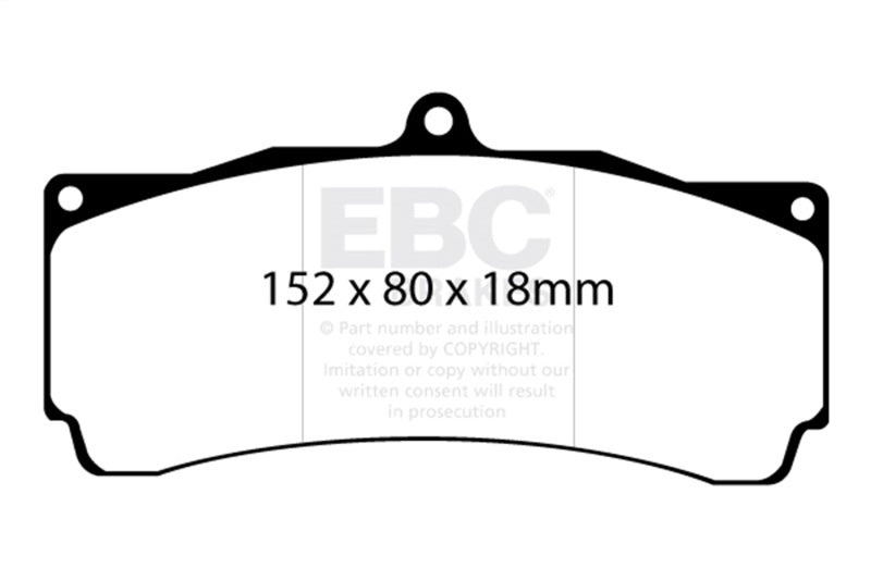 EBC DP9006 Brakes Orangestuff Full Race Brake Pads